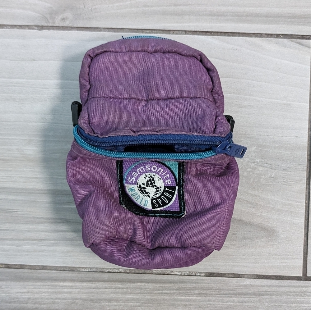 Vintage Samsonite World Sport Belt Pouch Travel Pack